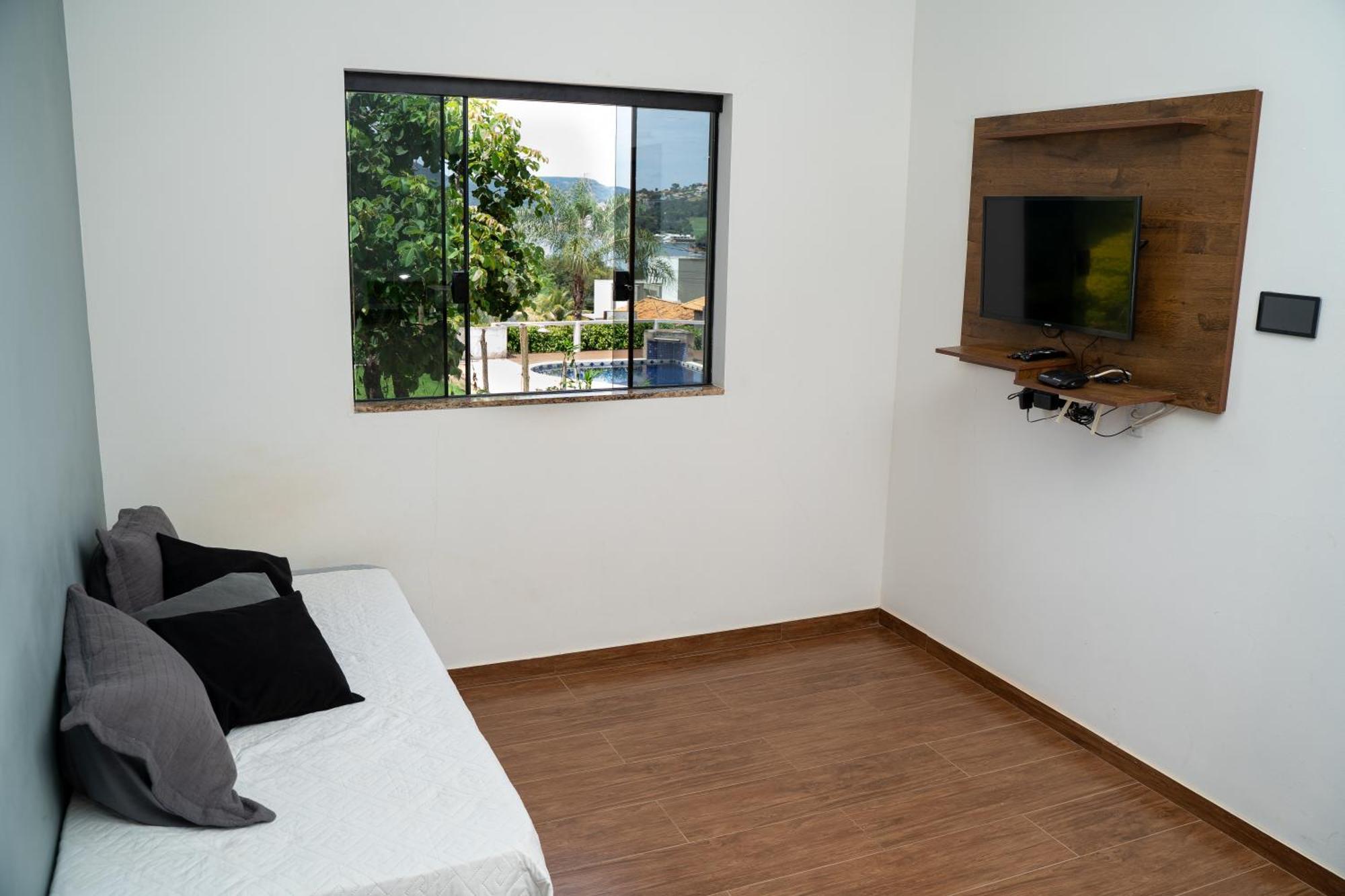 Casa Com Piscina Vista Para Lago, 03 Quartos Confortaveis Capitólio Exteriör bild